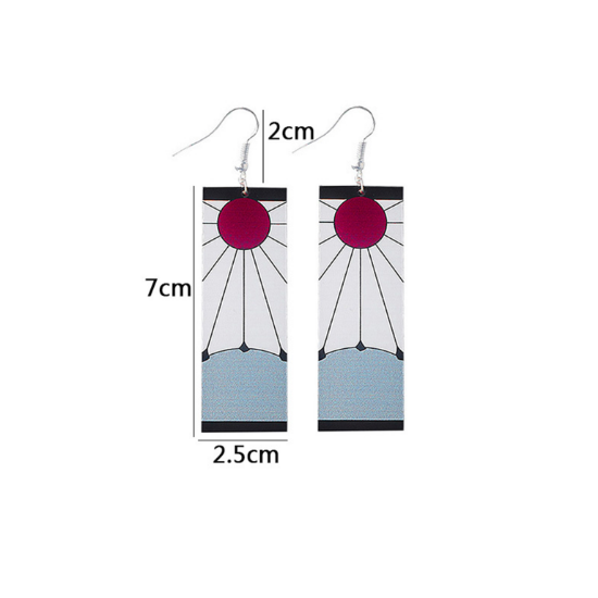 Slika Tanjiro earrings