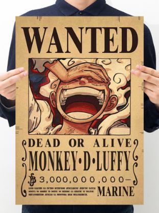 Slika Luffy Wanted Poster